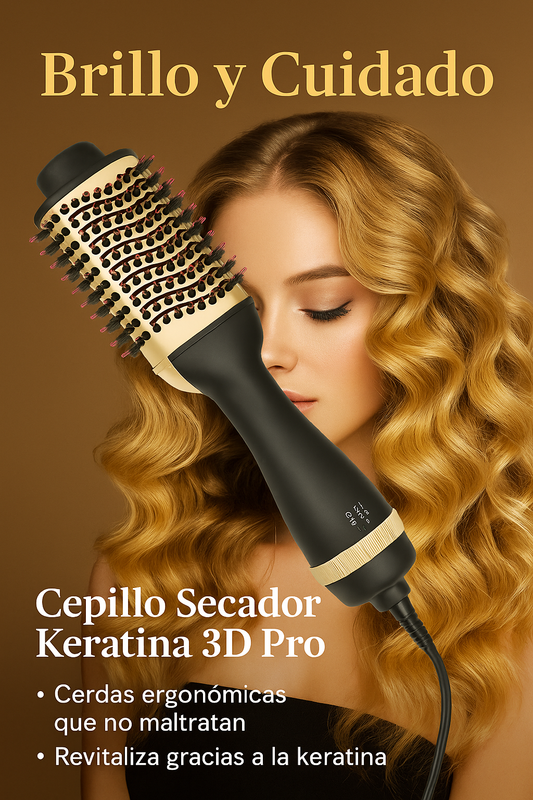Cepillo Secador con Keratina